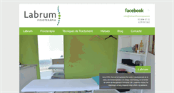 Desktop Screenshot of labrumfisioterapia.com