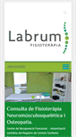 Mobile Screenshot of labrumfisioterapia.com